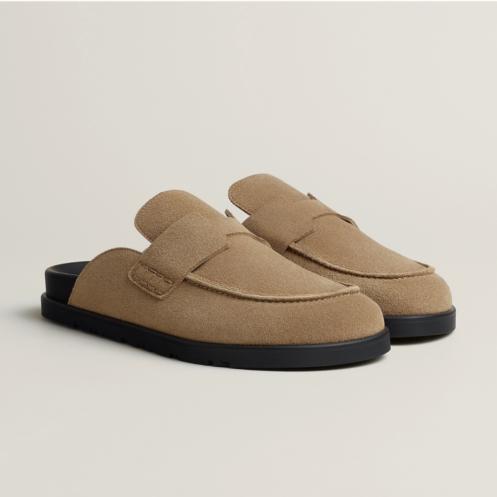 Hermes Go Mule Beige Sable | Size 36.5 | NIB